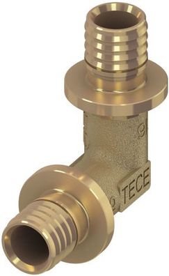 TECEflex Winkelkupplung 90Grad 16mm Messing