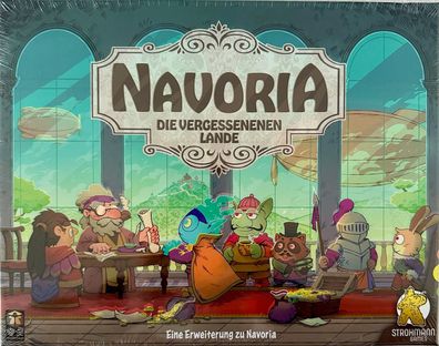 Navoria die vergessenen Lande Strohmann Familienspiel Brettspiel Kennerspiel