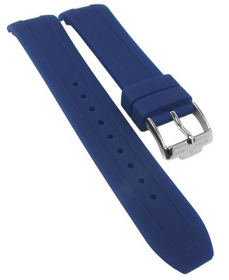 Jacques Lemans Liverpool | Uhrenarmband Silikon blau | 1-2127B