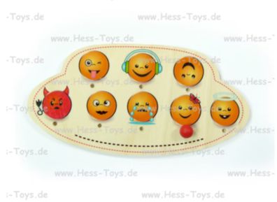 Hess Türschild Kinderzimmer Emojis Namensschild Holzschild 15446 NEU