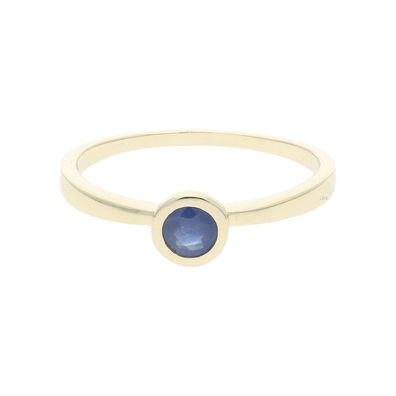 JuwelmaLux 333/000 Goldring, echter Saphir JL39-07-0894