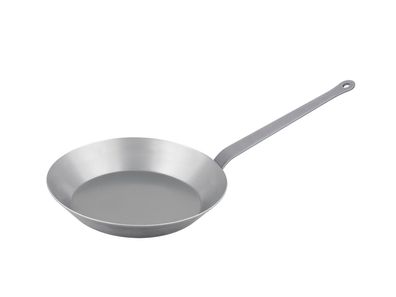 Profi Bratpfanne aus Eisen Ø24?cm Eisenpfanne unbeschichtet hitzebeständig