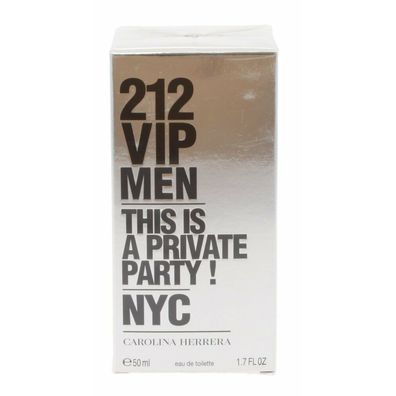 Carolina Herrera 212 Vip Men Eau De Toilette Spray 50ml