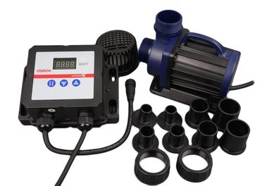 Osaga 12 Volt regelbare Schwimmteichpumpe OHE 20000 Liter 189 Watt
