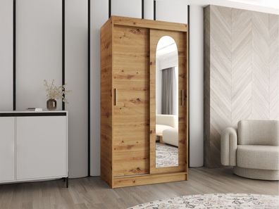 Kleiderschrank Selfie Schiebetürenschrank Schlafzimmerschrank Garderobe Spiegel