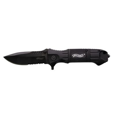 NEU Walther Taschenmesser Black Tac für Camping Outdoor Survival Bushcrafting