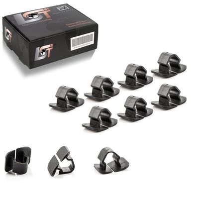 10x Für VW Touareg Touran Dämmung Motorhaube Dämpfungsmatte Befestigung Clips