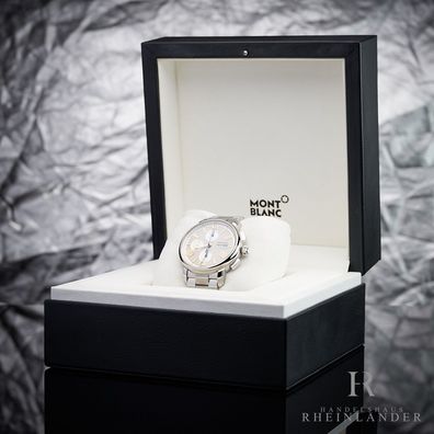 Montblanc Star Legacy 43mm Steel Automatic Chronograph Armbanduhr 126102 ID
