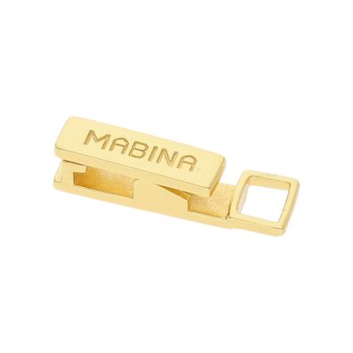 Mabina Tennisverschluss, 925 Silber 513004 Gelbgold plattiert