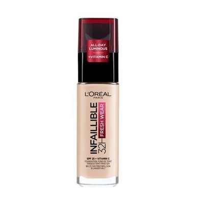 L'Oreal Paris Infallible 32H Fresh Wear Foundation 15 Porcelain, 30 ml