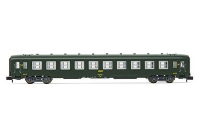 Arnold HN4384 SNCF, Liegewagen DEV AO B10c10, grüner L Spur N