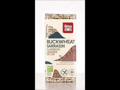 Lima 6x Buchweizenwaffeln mit Leinsamen 130g
