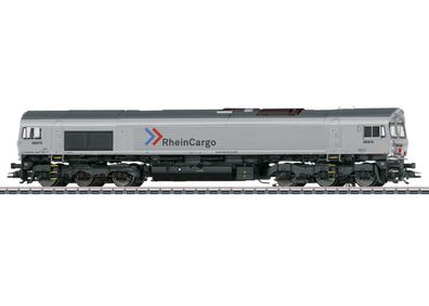 Maerklin 39072 Diesellok Class 66 RheinCargo mfx-Sound/ Spur H0