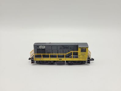 Gebrauchtes 8700011 Minitrix Diesellok der NS 2200 leicht ge Spur N gebraucht 1:160