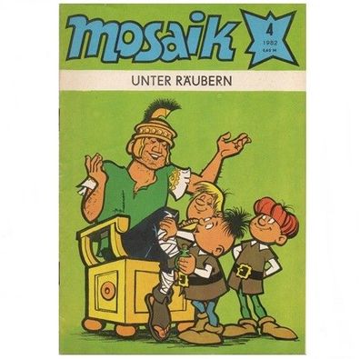 Mosaik Comics Heft Nr. 4 von 1982 Digedags Unter Räubern