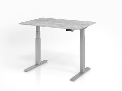 Büro Schreibtisch Stehtisch höhenverstellbar 120x80 cm Modell XDKB12 mit Memory-Sc