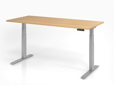 Büro Schreibtisch Stehtisch höhenverstellbar 180x80 cm Modell XDKB19 mit Memory-Sc