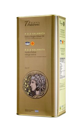 Theoni Kalamata natives Olivenöl extra 4x 5L P.D.O. kaltgepresst mediterrane Gerichte