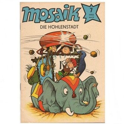 Mosaik Comics Heft Nr. 7 von 1982 Digedags Die Höhlenstadt