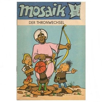 Mosaik Comics Heft Nr. 9 von 1982 Digedags Der Thronwechsel