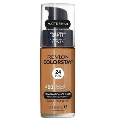 Revlon ColorStay Make-up 400 Caramel fuer Mischhaut/Oelige Haut - Langhaftend, Son