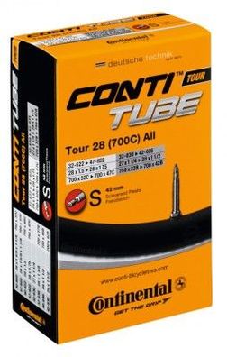 Continental Schlauch "Tour 28 All" 28-622, 28 x 1 Sclaverandvent