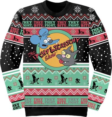 Simpsons Itchy &amp; Scratchy Jumper SMP08559KJB