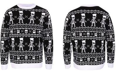 Simpsons Bart Skeleton Repeat Jumper SMP07800WJB