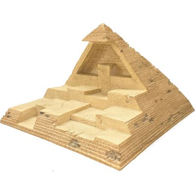 Ägyptische Miniaturen Display Pyramide sandfarben