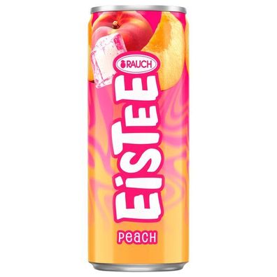Rauch Eistee Pfirsich 12x0.33L Dose Einweg-Pfand