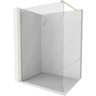 Mexen Kioto Walk-in Duschwand 60x200cm Gold gebürstet