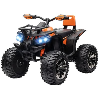 Elektro Kinder Quad ATV für Kinder ab etwa 2 – 12 Volt, 8km/h, MP3, LED, Orange