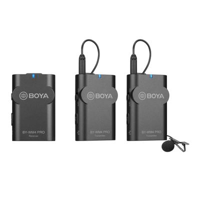 Walimex pro Boya WM4 Pro K-2 Mikrofon 3er Set