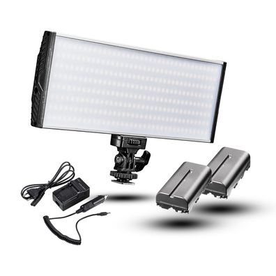 Walimex pro Walimex pro Niova Bi Color 30W Leuchte + Akku LED Videoleuchte