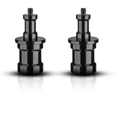 Walimex pro Set 2x Spigot Adapter 28mm 1 1/8" 16mm 5/8" 1/4" Gewinde Fotografie