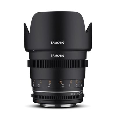 Samyang Normal Cine- und Video Objektiv MF 50mm T1,5 VDSLR MK2 Canon EF Mount