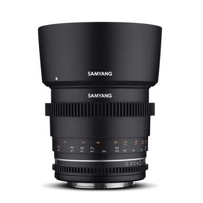 Samyang Tele Cine- und Video Objektiv MF 85mm T1,5 VDSLR MK2 Canon EF