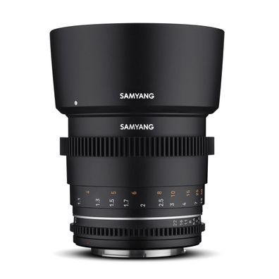 Samyang Tele Cine- und Video Objektiv MF 85mm T1,5 VDSLR MK2 MFT Mount