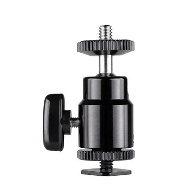 Walimex pro Mini Kugelkopf 1/4 Blitzschuh Stativkopf 360° Kamera Equipment