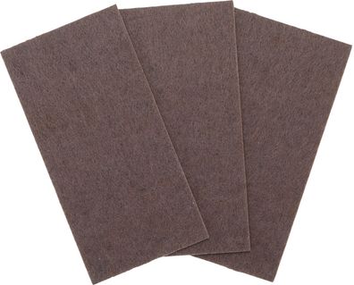 BGS-80713 | Filzgleiter | Platten | braun | 100 x 200 mm | 3-tlg