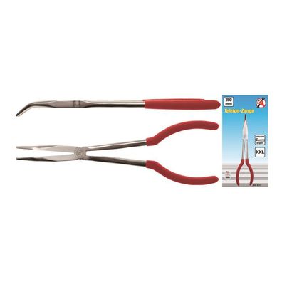 BGS-411 I Telefon-Zange, 45° gebogen, extra lang, 280 mm