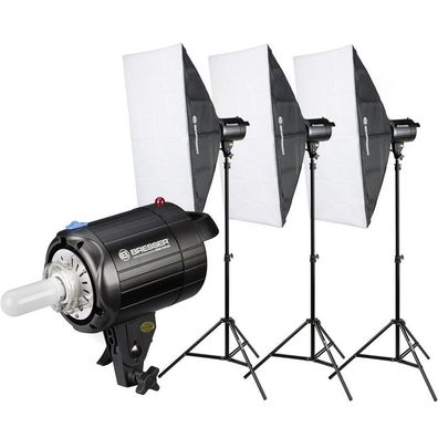 Bresser - F003216 - BRM-300AM Studioblitzset 3x 300W