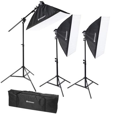 Bresser - F001917 - BR-2246 Tageslicht-Set 3375W mit Softboxen