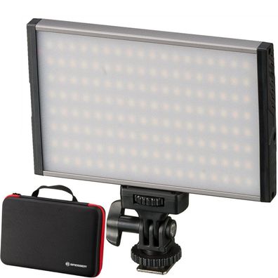 Bresser - F004152 - PT Pro 15B Bi-Color LED Videoleuchte mit Etui