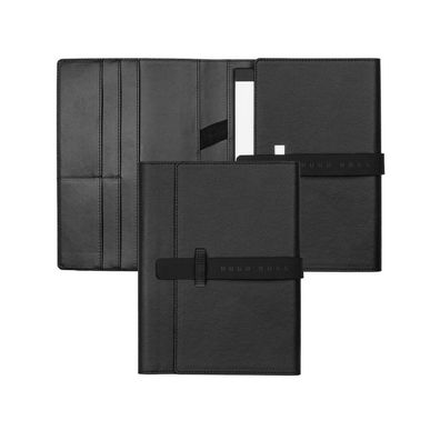 Hugo Boss - HDM212A - Notizbuch DIN A5 - schwarz - Gear