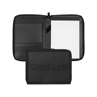 Hugo Boss - HTM209A - Notizbuch DIN A5 - schwarz - Label