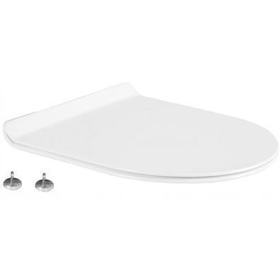 Mexen Sitz mit Absenk-Automatik schlank, duroplast, Weiß - 39010100