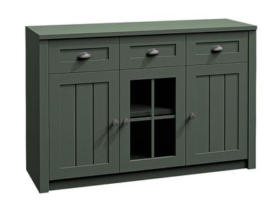AX LIVING Kommode mit Schubladen Palmano K3S - 130 cm breit, Grün