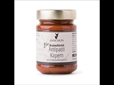 Sanchon Brotaufstrich Antipasti Kapern, Sanchon 190g