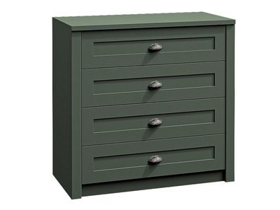 AX LIVING Kommode mit Schubladen „Palmano K4“ - 88 cm breit, Grün